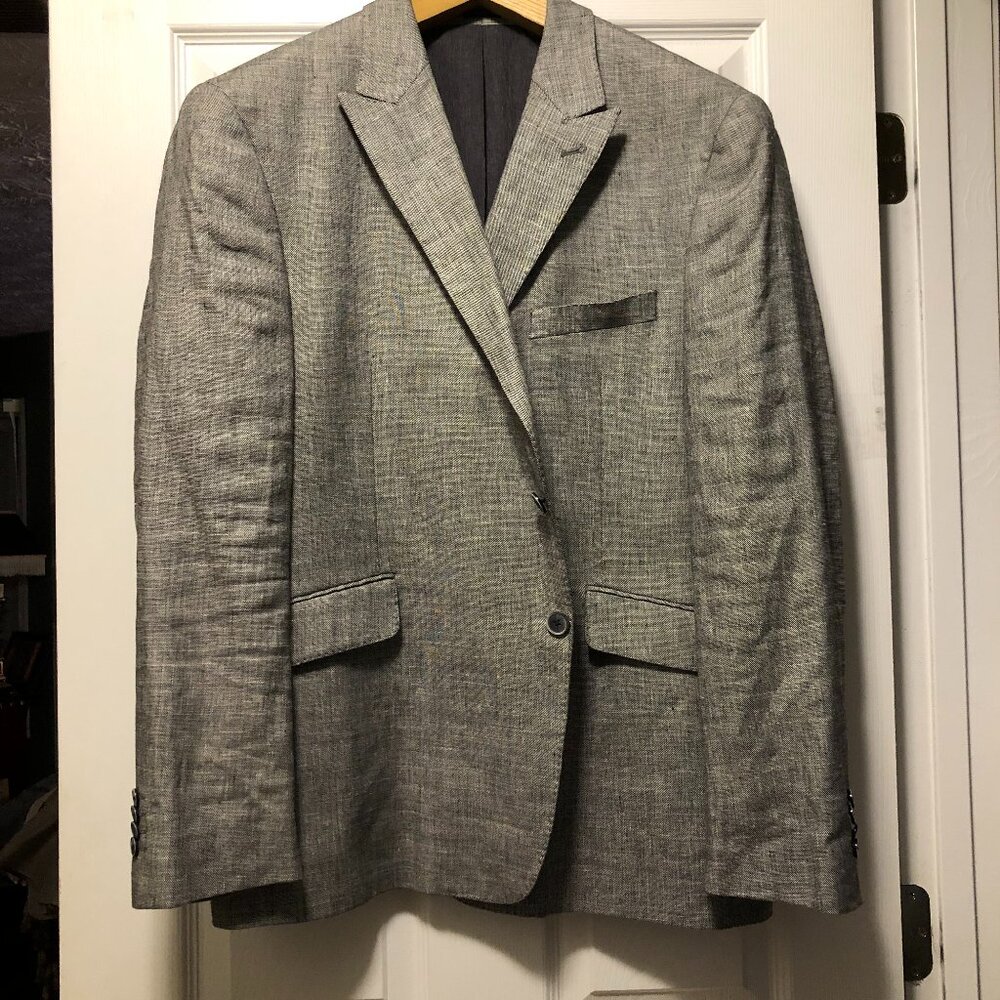 Joseph Abboud men's new gray sport coat blazer jacket   size: 48R